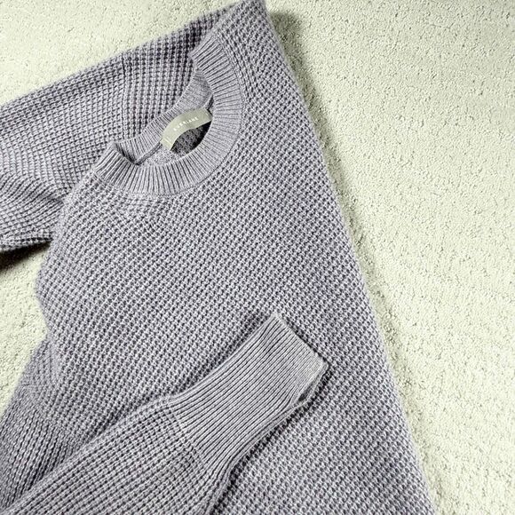 Everlane Heathered Lavender Cashmere Split Side Sweater - US Women’s S - Picture 7 of 10